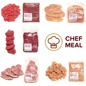 Chef Meat - Kit - Chef Meal Kits Chef Meal - 5 refeições para 2 pessoas Chef Meat - Kit - Chef Meal Kits Chef Meal - 5 refeições para 2 pessoas